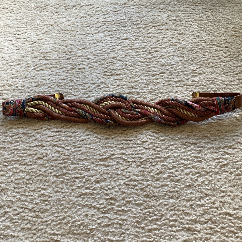Vintage Leather Shop Braided Belt